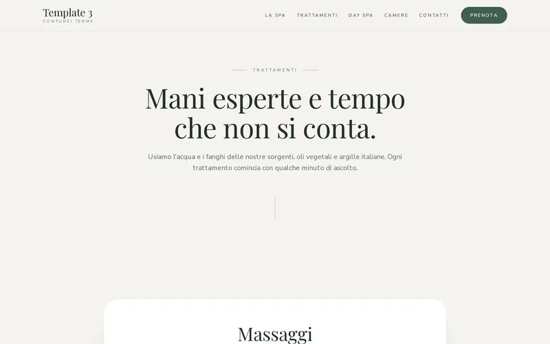 Terme: Trattamenti