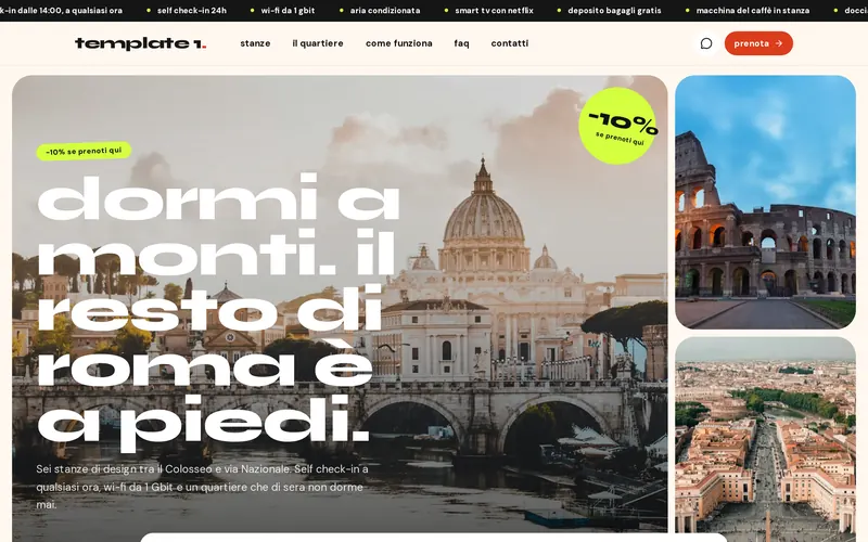 Home del modello Città